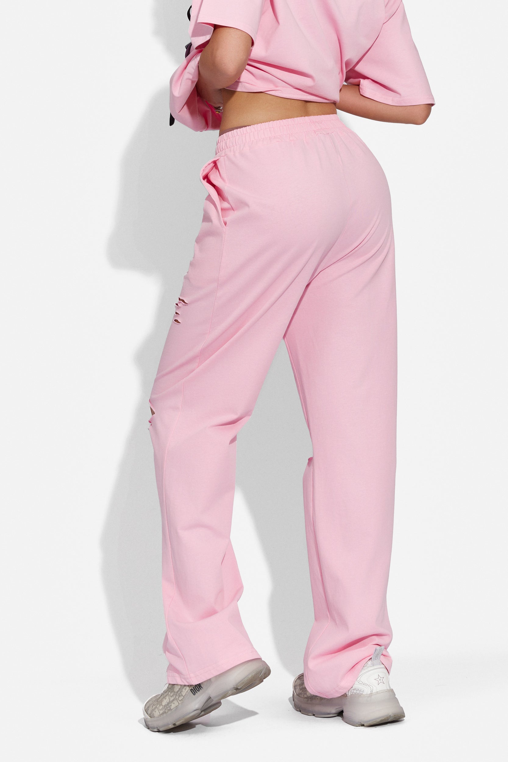 Lavile Bogas rózsaszín alkalmi női nadrág