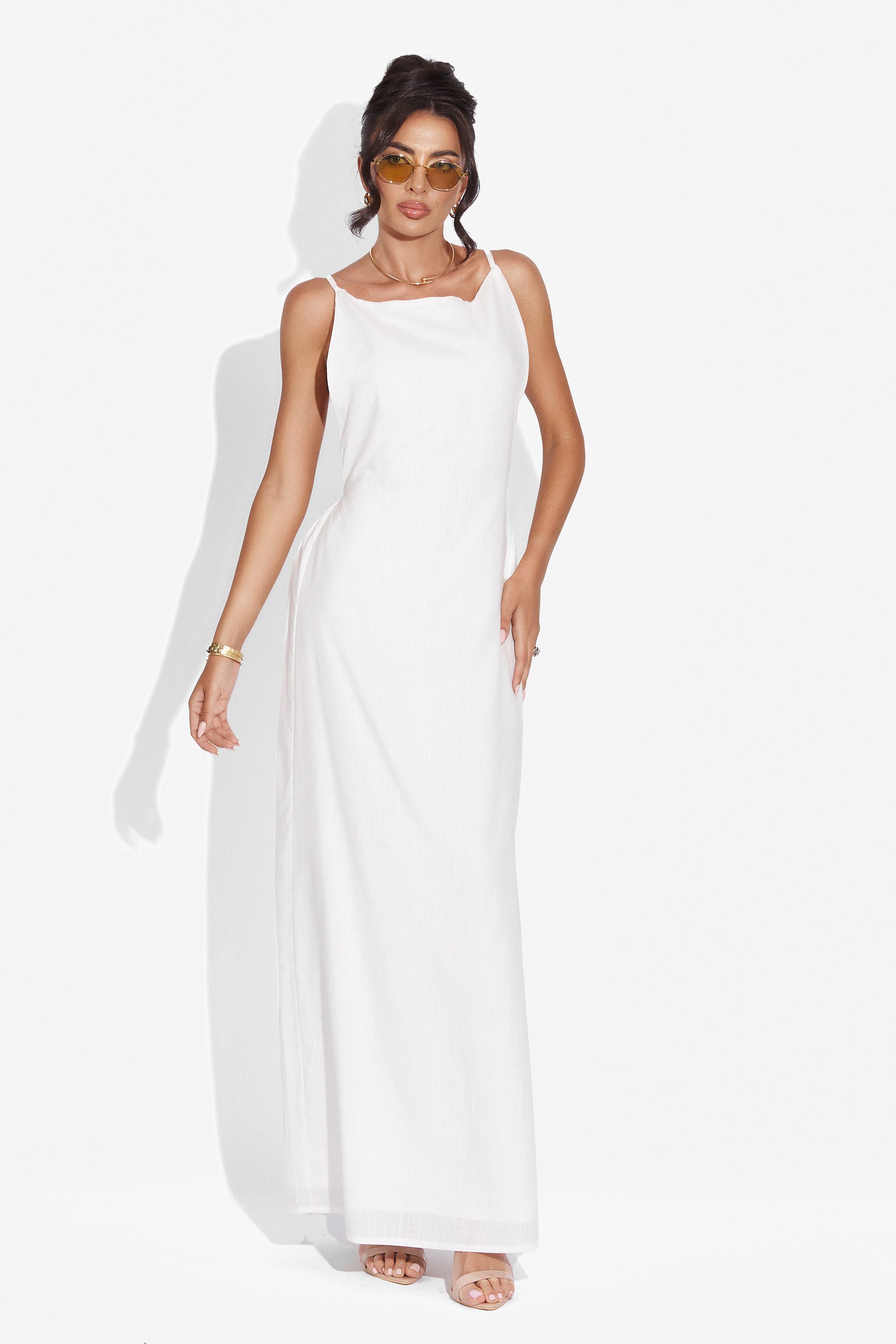 Hosszú fehér női ruha Kilana Bogas