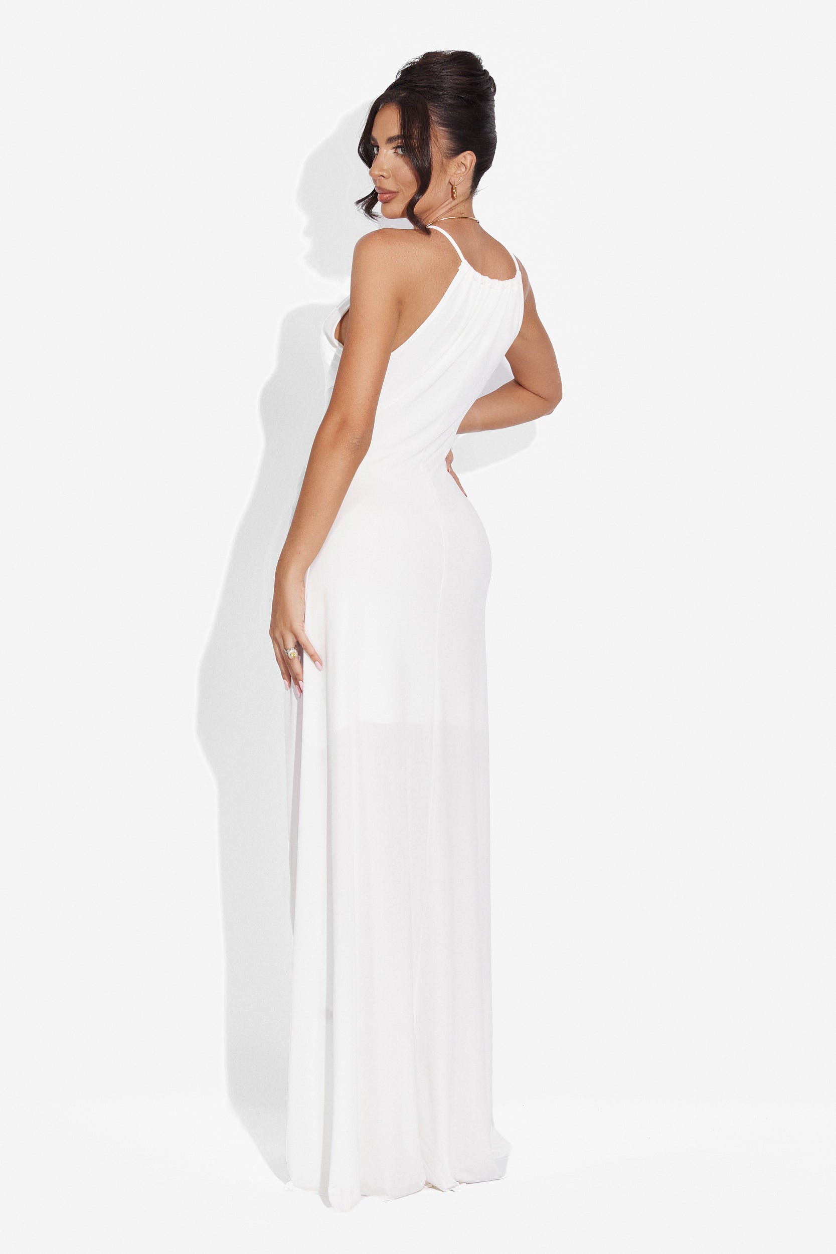 Hosszú fehér női ruha Lebrija Bogas