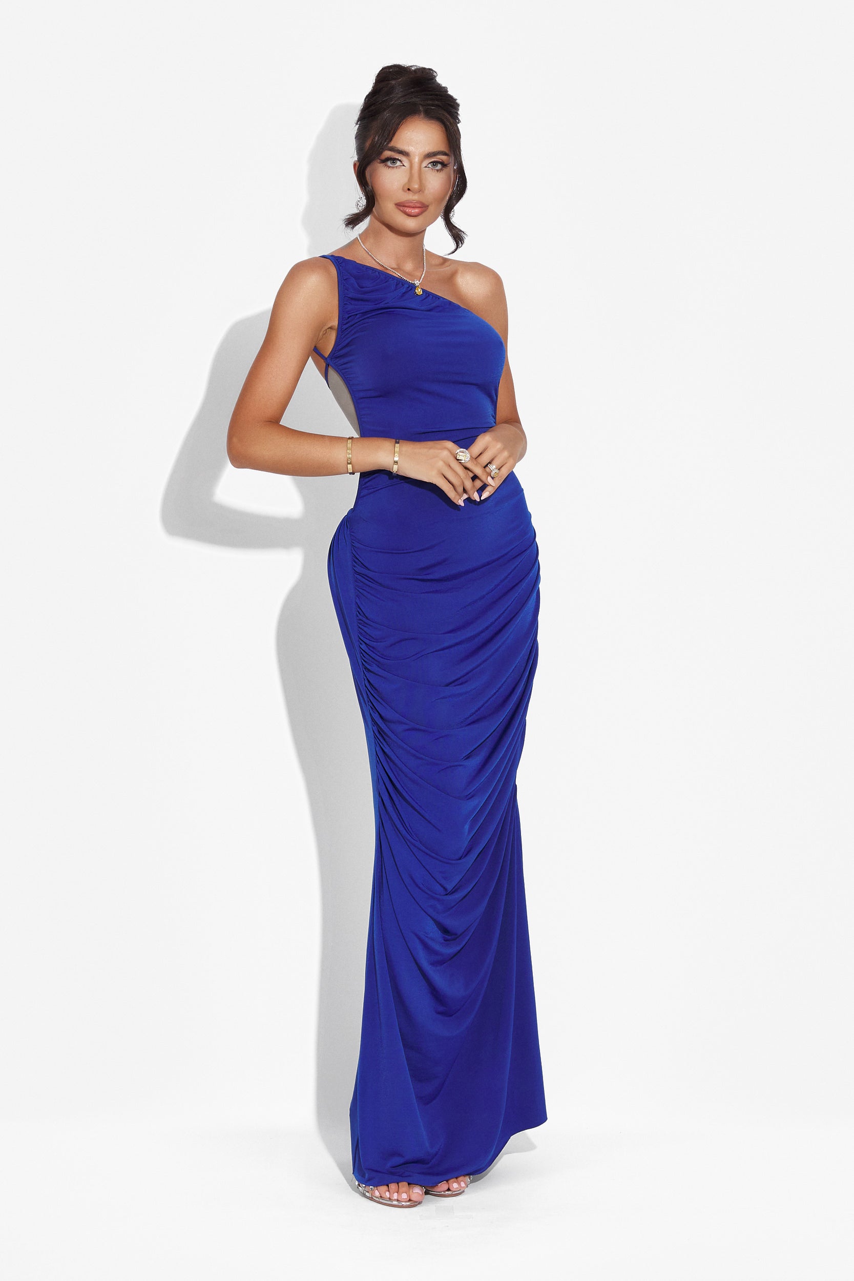 Calvia Bogas hosszú kék női ruha