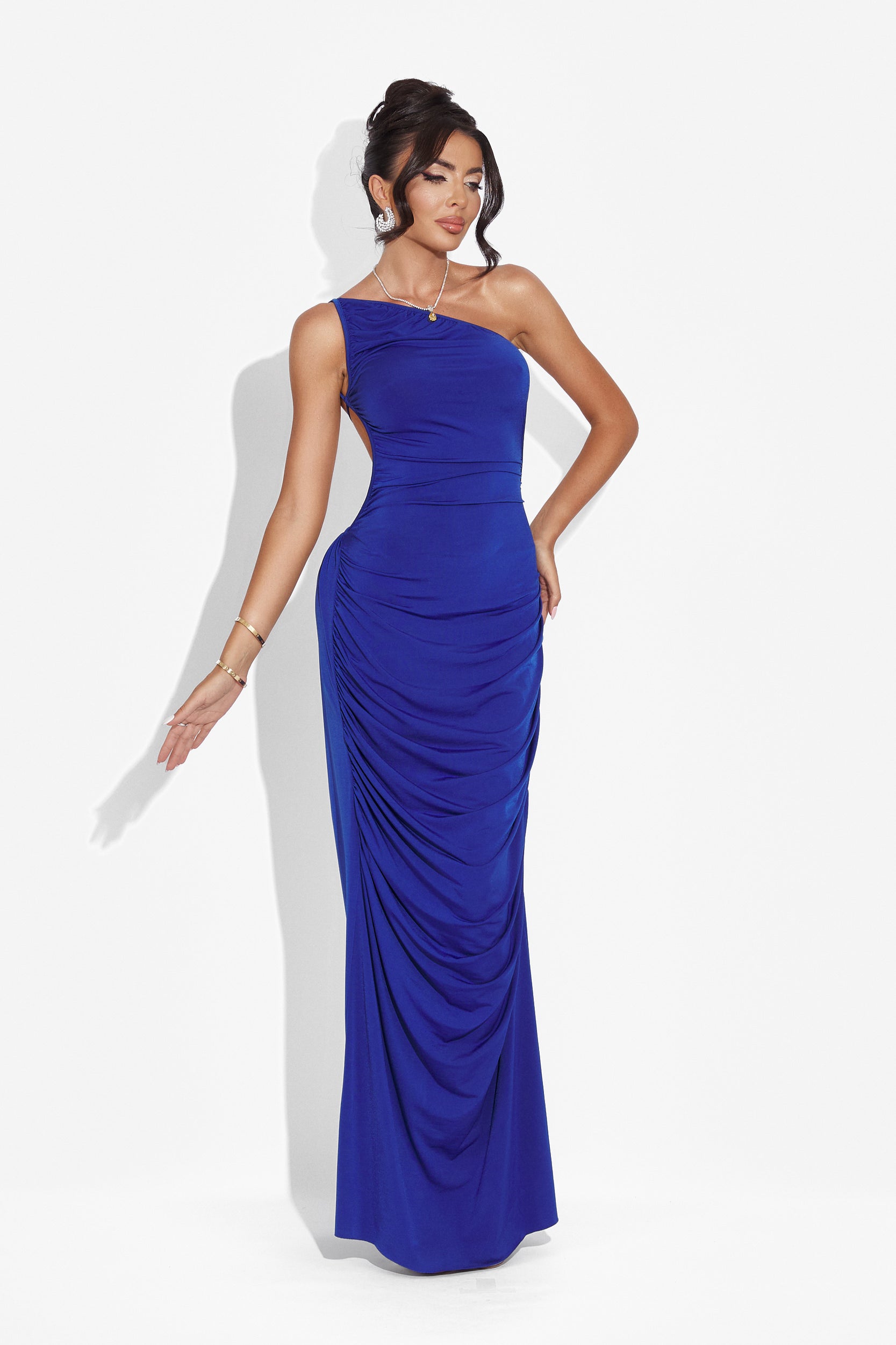 Calvia Bogas hosszú kék női ruha