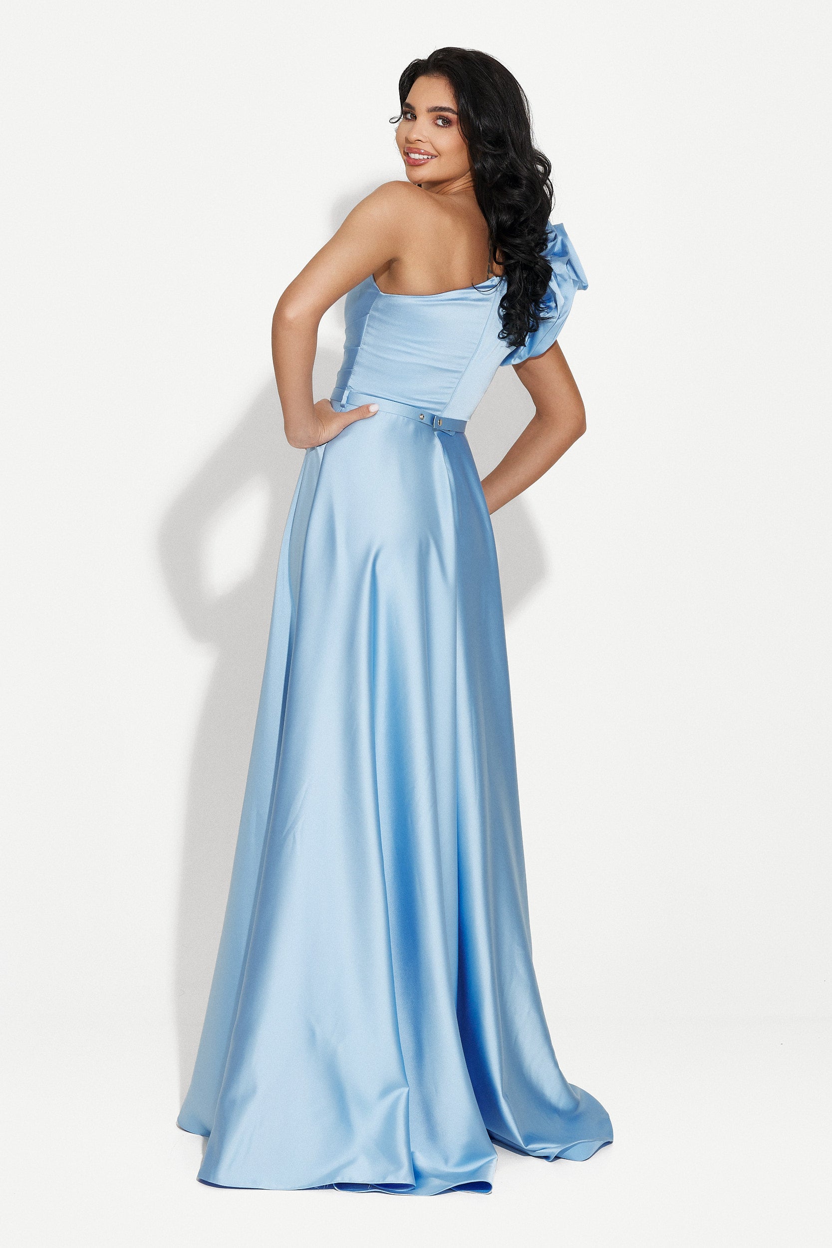 Cimone Bogas hosszú kék női ruha