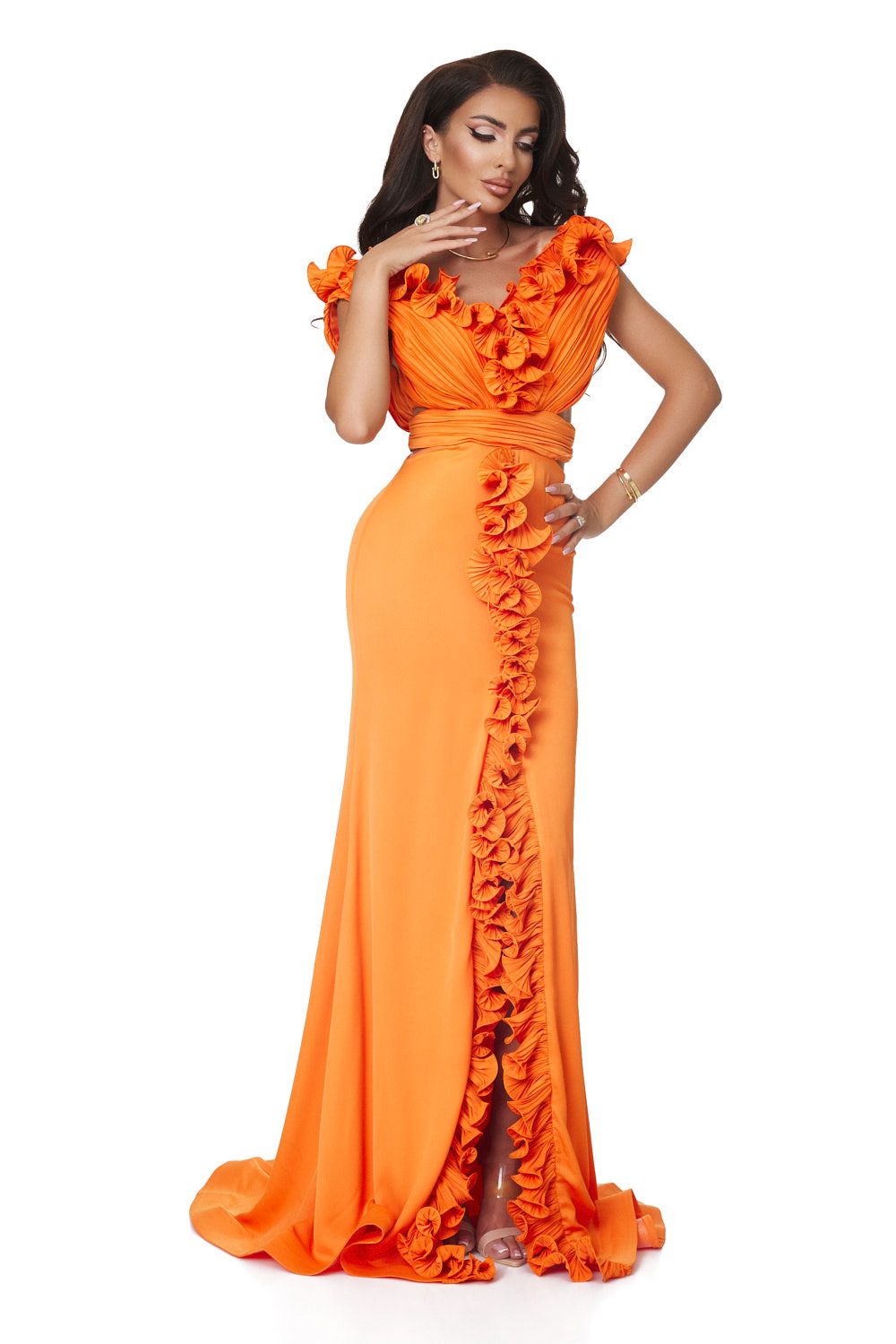 Női hosszú narancssárga ruha Zapissa Bogas