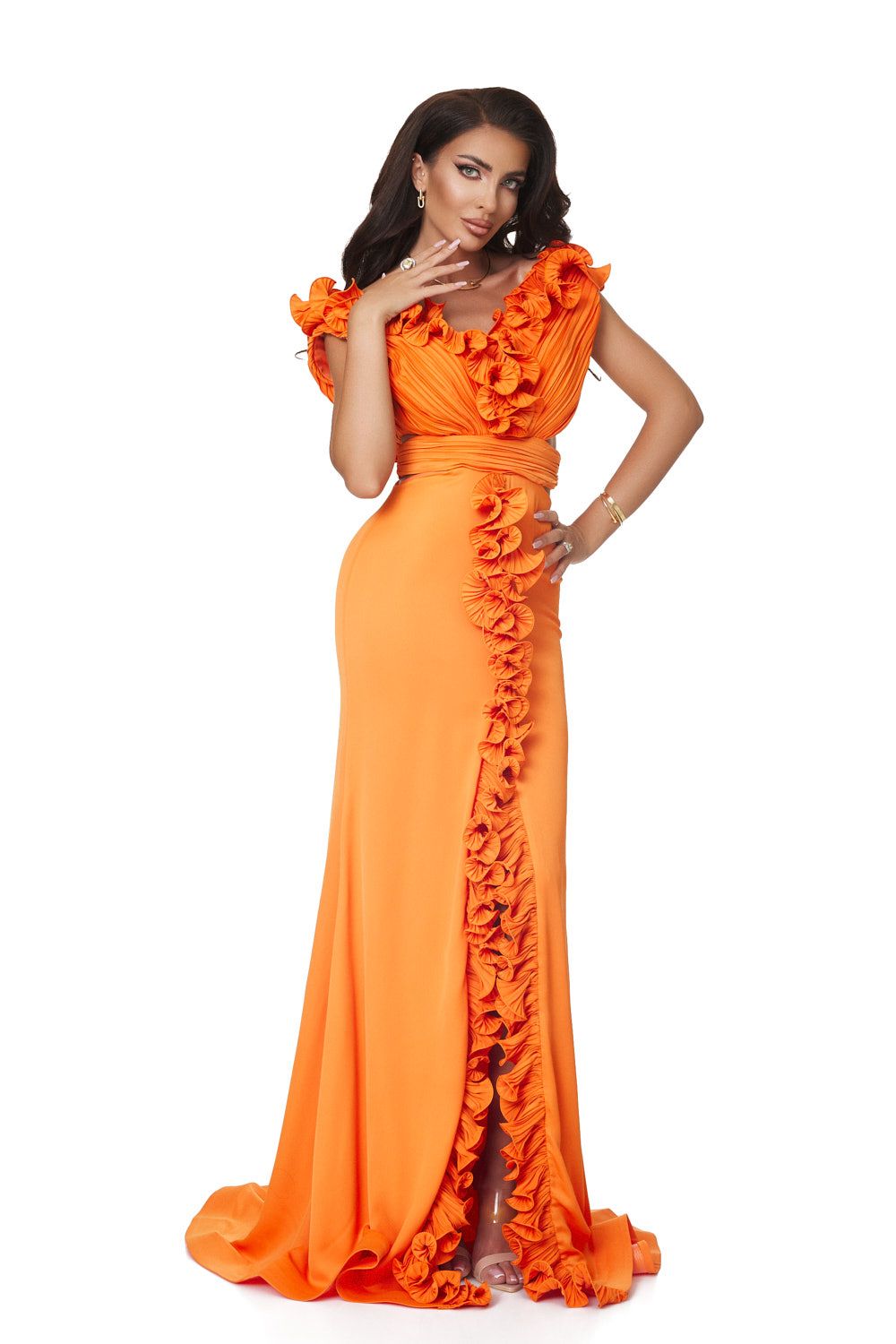Női hosszú narancssárga ruha Zapissa Bogas