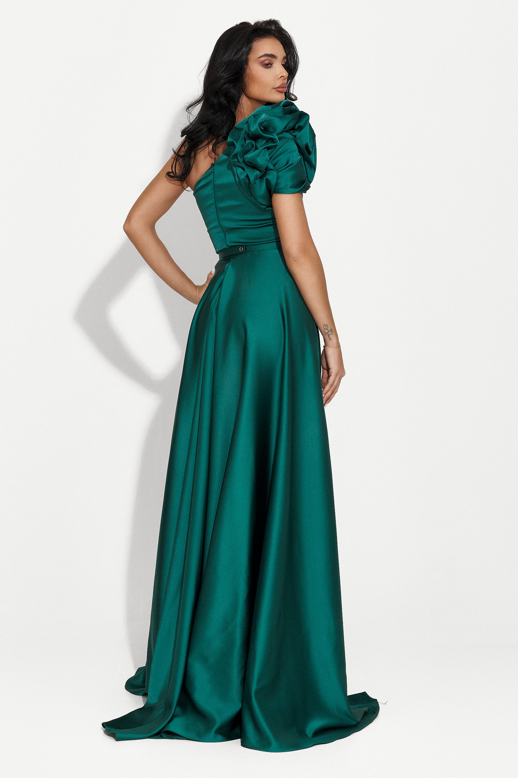 Cimone Bogas hosszú zöld női ruha